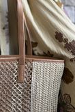 Farrah Raffia Tote Bag Light 